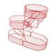 thumbnail image 4 of Cesta De Frutas De 3 Niveles, Cesta De Almacenamiento De Gran Capacidad Para Cebollas, Frutas Y Verduras, Color Rojo, 4 of 5