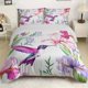 thumbnail image 1 of Hummingbird And Floral Print Bedding Includes One Duvet Cover And Two Pillowcases Without Filling for Bedroom Hotel Guesthouse And Dormitory Use, 1 of 1