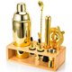 thumbnail image 1 of Set de Herramientas para Bar Semderm Gold Kit de Cóctel de 10 Piezas, 1 of 8