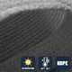thumbnail image 4 of Malla sombra rectangular SUNNY GUARD 4.3 m x 5.5 m color gris oscuro, 4 of 8