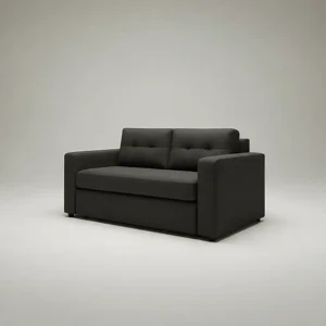 Flobal - Sofá 3 Cuerpos Florencia Negro - Repelente A Líquidos