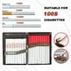 thumbnail image 2 of Estuche retro de metal para cigarrillos tamaño king para hombre y mujer, caja de tabaco de 100 mm, capacidad para 20 cigarrillos, resistente, con clip de resorte de doble cara, bolsillo abierto, bille, 2 of 7