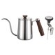 thumbnail image 2 of Cafetera Con Filtro De Goteo De Acero Inoxidable, Tetera Para Oficina En Casa, Olla De 600 Ml, Plata, 2 of 5