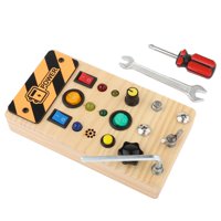 Bothyi - Tablero Ocupado De Madera Con Tablero Sensorial De Luz Led Para Niños Niñas Regalos Niños