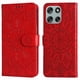 thumbnail image 5 of Funda tipo cartera FOXDOCK para Motorola Moto G56 , diseño girasol en relieve, cuero PU, cierre magnético, soporte y tarjetero, 5 of 5