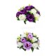 thumbnail image 1 of 2 Uds., 26cm, Rosas Artificiales Realistas, 15 Cabezas, Ramo De Boda, Decoración, 1 of 3