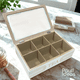 thumbnail image 2 of Caja Organizadora De Madera Para Te Con 6 Compartimineto, 2 of 3
