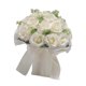 thumbnail image 4 of Bouquets De Boda Para La Novia Día De San Valentín Para La Ceremonia Aniversario Photo Prop Milky White, 4 of 5