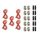 thumbnail image 3 of cable de cuerda de salto de repuesto cuerda de ajuste del cable de velocidad tornillos tapa lateral rojo, 3 of 5