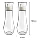 thumbnail image 4 of Dispensador de enjuague bucal de vidrio para baño, botella de 230 ml con tapa, pequeño dispensador de enjuague bucal transparente y rellenable para encimera, juego de 2, 4 of 5