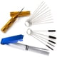 thumbnail image 1 of Kit de herramientas para limpiar aerógrafo, carburador, chorro de suciedad de carbono, 13 cables, 10 agujas de limpieza, 5 cepillos de nailon, 1 aguja de lavado, limpiador de chorro de carbono de carb, 1 of 7