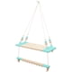thumbnail image 5 of Estante De Pared De Madera Con Ganchos, Cocina, Oficina, Organizador, Montaje Colgante, Ropa, Verde, 5 of 5