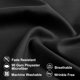 thumbnail image 4 of REGALWOVEN 1Pc Funda de Almohada de Microfibra Cómoda y Suave, Queen Negro, 4 of 7