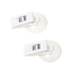 thumbnail image 1 of 2 Uds Ventana Ventosa Clip Coche Tarjeta Ventosa Soporte Para Nevera Coche Blanco, 1 of 5