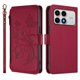 thumbnail image 2 of Funda Cartera Mariposa para [Xiaomi Poco F8 Pro] con Soporte y Cremallera Rojo, 2 of 6