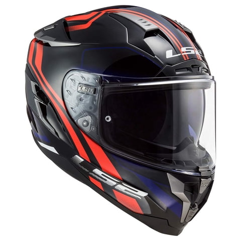 Casco Ls2 Challenger Gt Propeller Integral Rojo/Azul Mate