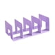 thumbnail image 3 of Divisores De Almacenamiento De Bolsas, Organizador De Monedero Para Armario, Escritorio, Estantería Para El Hogar, Color Morado, 3 of 5