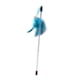thumbnail image 1 of Juguete De Plumas Para Gatos, Juguete De Entrenamiento Portátil, Palo De Teaser Para Gatos, Interior, Azul, 1 of 3