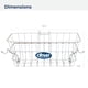 thumbnail image 3 of Walker Basket Drive Medical 10200B para andador plegable, 3 of 5