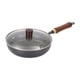 thumbnail image 1 of Olla Wok De Hierro Para Freír, Apta Para Todo Tipo De Cocinas, Sin Revestimiento, Diámetro De 28 Cm, Con Tapa, 1 of 5