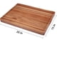 thumbnail image 2 of Tabla de cortar GAOMON 51 × 38 cm de madera de acacia con canal para jugos, 2 of 7