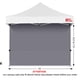 thumbnail image 4 of Pared lateral SunWall MASTERCANOPY 3x3 m con protección UV gris, 4 of 7