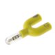 thumbnail image 1 of Adaptador Divisor De Cable Auxiliar De Audio De 3,5 Mm Para Auriculares PC Amarillo, 1 of 3