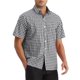 thumbnail image 4 of INSPIRE CHIC Camisas de Vestir a Cuadros para Hombres de Manga Corta Camisa Formal S Negro, 4 of 6