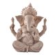 thumbnail image 5 of Estatua Hindú De La Deidad Del Buda Ganesh Sentado En Piedra Arenisca Tallada A Mano 10x9x13cm, 5 of 5
