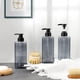 thumbnail image 5 of 2 paquetes de botellas rellenables de champú y acondicionador, dispensador de champú de 800 ml, botellas de champú de plástico con bomba, para baño, cocina y hotel., 5 of 6