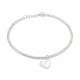 thumbnail image 1 of Pulsera mostacilla 1 vuelta corazón Plata 925 | Elegancia para todos los días | Bendito Amor, 1 of 5