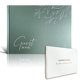 thumbnail image 1 of Libro de visitas para bodas Mr&MrsGifts, elegante, tapa dura, color verde salvia, 1 of 7