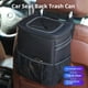 thumbnail image 3 of Bolso de basura de lata de basura de coche con tapa y bolsillos de almacenamiento organizador de camión multipropósito, para SUV de camión de sedán, 3 of 3
