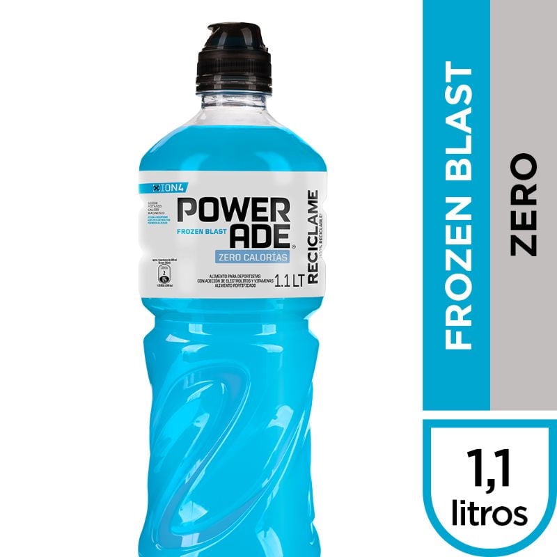 Bebida Isotónica Zero Frozen Blast 1,1 L Powerade