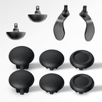 Genérico - Kit De Tapas Metálicas Para Joysticks Y Botones Traseros Compatibles Con El Mando Edge De Ps5 - Cubierta De Seta Para Palanca De Pulgar, Palanca Basculante 3D-Negro