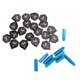 thumbnail image 3 of Cráneo De Reemplazo De Cola De Vuelo De Dardos De Forma Estándar De 20 Piezas Con Protector De 9 Dardos, 3 of 6