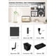 thumbnail image 2 of Organizador de pared con tablero perforado EVDBOBO Elevate Gaming Office, negro, 2 of 6