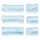 thumbnail image 3 of 6 Rizadores De Pelo Sin Calor De Forro Polar Coralino, Varilla Rizadora Sin Calor, Azul, 3 of 5
