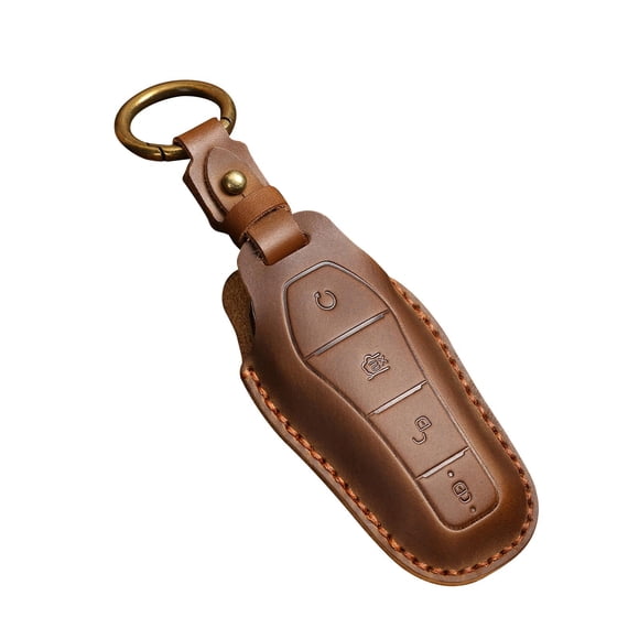 Funda Para Mando A Distancia De Coche, Accesorio Portátil Para Byd Yuan Plus Atto 3 Seal, Color Marrón B