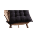 thumbnail image 3 of Xiao Hua Cojín Delgado para Silla de Comedor Marrón Oscuro - 1 Pieza, Cojín Fijo con Correa Acolchada Que Reduce la Presión, Cojín Antideslizante para Silla de Comedor para Sala de Estar Silla de, 3 of 5