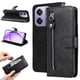 thumbnail image 1 of Funda con Cremallera para OPPO A5x 4G/5G, Carcasa Cartera de Cuero PU con Soporte y Tarjetero, 1 of 5