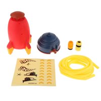 Magideal - Juguete De Rociador De Elevación De Presión De Agua De Cohete Al Aire Libre, Juguete De Baño De Bebé Juguetes De Bañera En Forma De Cohete, Juguete De Tuberías De Agua De 3 M