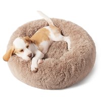 Bedsure - Cama Para Mascotas, Relajante Y Rosquilla, Lavable Para Perros Pequeños, Camello