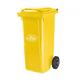 thumbnail image 1 of Basurero Contenedor 120 Litros Amarillo Con Ruedas, 1 of 3