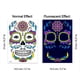 thumbnail image 1 of Funny Halloween Death Fluorescent Tattoo Sticker Face Sticker Undead Ghost Day Scar Tattoo Sticker, Temporary Tattoo Sticker The Day Of Dead Halloween Makeup, 1 of 3