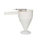 thumbnail image 1 of Dispensador de con soporte para hacer herramientas de cocina dispensador de embudo bolas de pulpo herramientas para hornear postre Takoyaki Waffl Beige, 1 of 5
