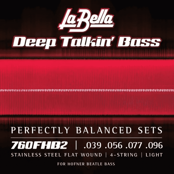 Set bajo electrico deep talkin bass 760FHB2 La Bella