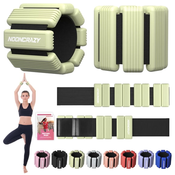 Pesas ajustables para muñecas y tobillos nooncrazy 2 x 1 lb