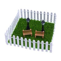 Bothyi - 9 Piezas De Muebles De Jardín Para Casa De Muñecas, Adorno De Exhibición, Suministros De Decoración Artesanal