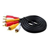 Impormaipu - Cable Audio Rca A Rca 3 X 3 Salida Rca Macho Plug Carro Ps3 1,5 Metro